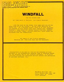 Windfall: The Oil Crisis Game